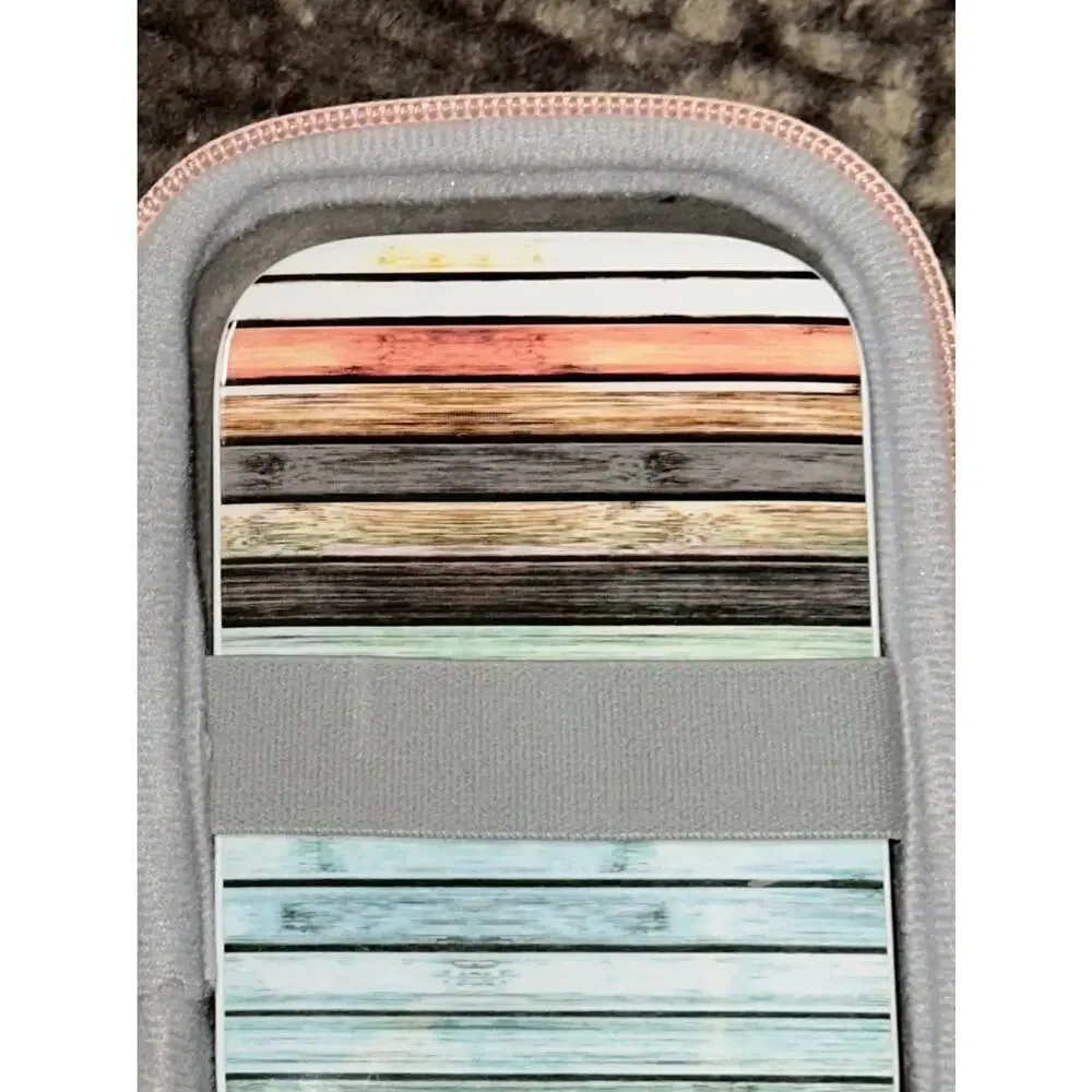 HP Sprocket Portable Photo Printer Kit Pastel Wood Prints Photo Sheets Hard Case